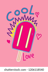 cool love,t-shirt design