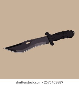 Cool Machete Knife Design illustration