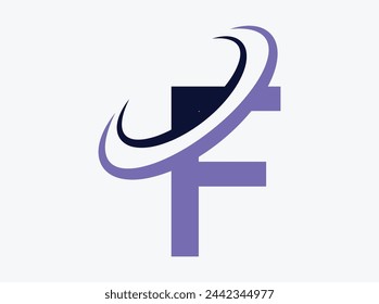 Logotipo fresco de la tienda de la máquina para aparecerR, rueda de la máquina de robo de la parte industrial del logotipo del conjunto de iconos de la producción del LOGOTIPO F