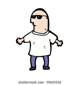 cool man cartoon
