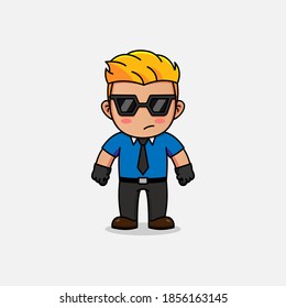 Cool man with office uniform