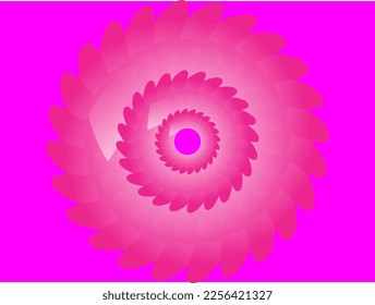 cool mandala, with gradient colors.