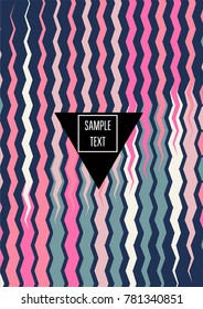 Cool Minimal Cover Design. Abstract Neon Geo Party, Ads, Music Poster Background. Bright Simple Gift Card, Corporate Identity Template. Futurist Magazine, Journal, Paper Minimal Modern Cover Design.