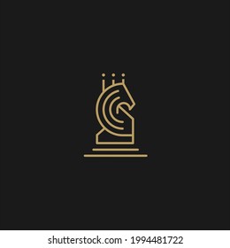 Diseño de logotipo abstracto frío y minimalista