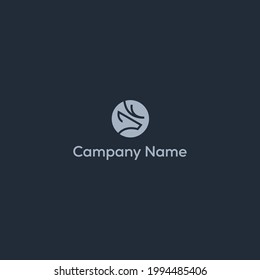 Cool-und Minimalist-Design für abstrakte Logos