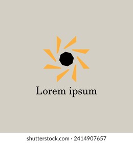 genial minimalista y simple logotipo abstracto