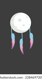 Papel de pared de vectores minimalista frío e ilustración. Listo para usar en su contenido.