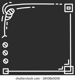 Cool modern black background vector