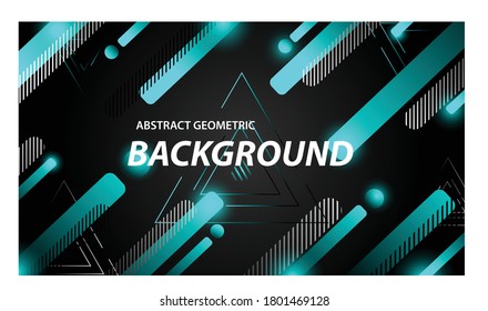 
cool modern blue graphic abstract background