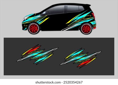 cool and modern car wrap design, my own work, not ai generated