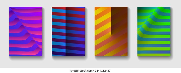 cool modern cover in minimal abstract design