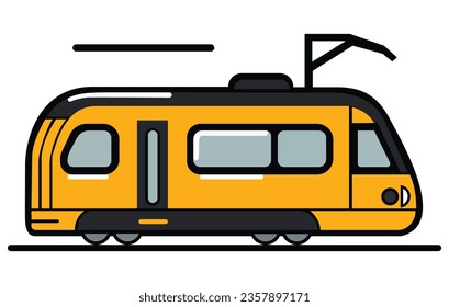 El moderno diseño del transporte público. bus de la ciudad,Icono de concepto de transporte público.
