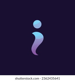 Diseño elegante y moderno del logotipo de i