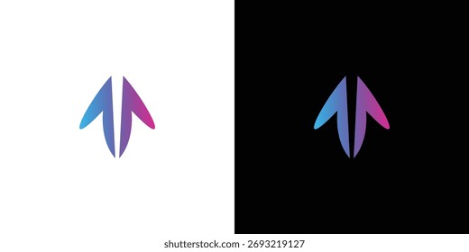 Cooles und modernes Up Logo Design 