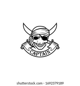 cool modern pirate design concept