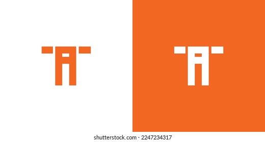 Coole und moderne Design des TA-Logos