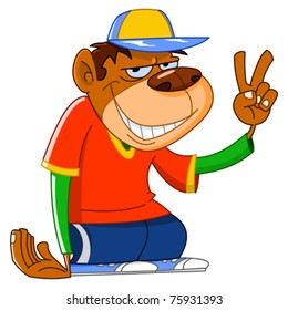 Cool monkey