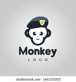 Cool Monkey Logo / Monkey Head Vector