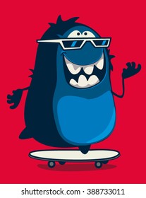 cool monster graphic 