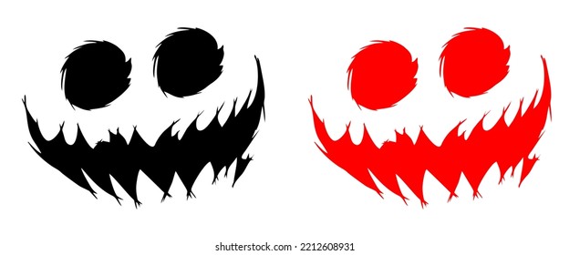 cool monster smile with two color choices