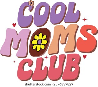 Cool mother's day retro t shirt design