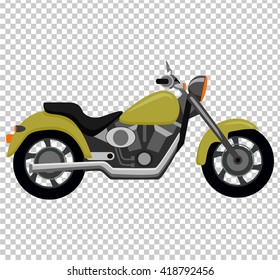 Cool motorcycle isolated