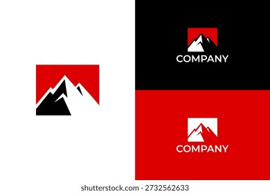 cool mountain or outdoor or rock logos