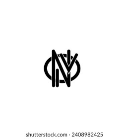 a cool and nice name logo image