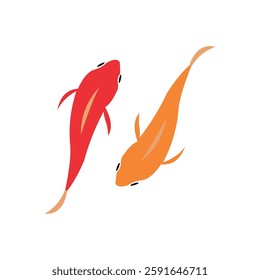 cool and nice vector fish logo