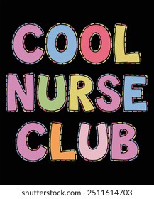 "Cool Nurse Club Shirt | Perfektes Geschenk für Krankenschwestern | Krankenpflege 