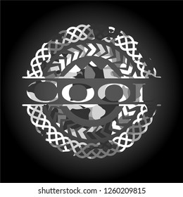 Cool on grey camouflaged pattern