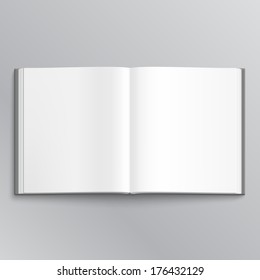 Cool Open book with white pages