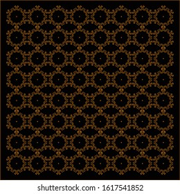 Cool pattern with black background to decorate your rooms, web and others.