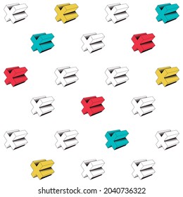 Cool pattern design for abstract design with colors