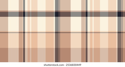 Têxtil recheado de padrão fresco, jpg verificar fundo textura. Vetor de tecido de embalagem tartan sem empacotamento na paleta de cores clara e laranja.