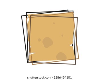 cool photo frame abstract vector eps illustration suitable for photo frame design and writing