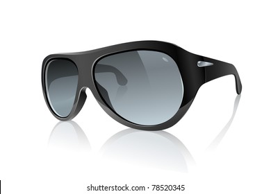 Cool Photo Realistic Black Sunglasses