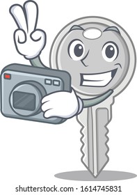 Cool Photographer key character with a camera