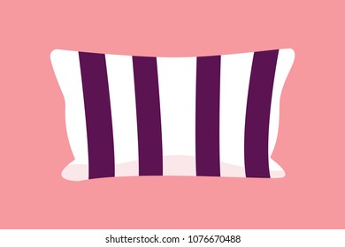 cool pillow vector illusration in cartoon style.
