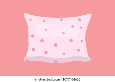 cool pillow vector illusration in cartoon style.