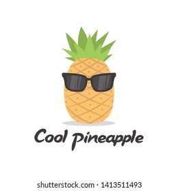 cool pinapple modern logo design concept