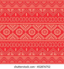 cool pink native american ethnic pattern theme vector art