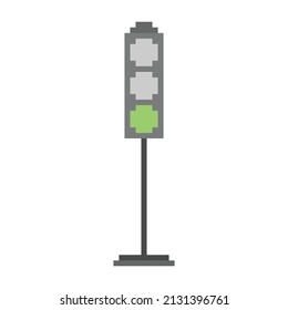 cool pixel art traffic light