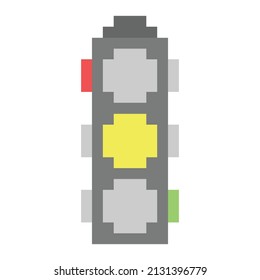 luz de tráfico de imágenes en píxeles
