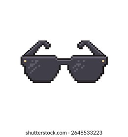 Cool Pixel Sunglasses Retro Clipart