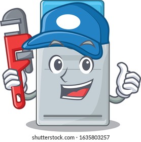 Cool Plumber key card on mascot picture style