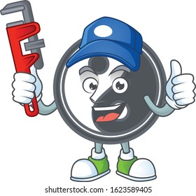 Cool Plumber yin yang on mascot picture style