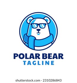 Cool Polar Bear Logo Design