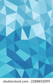 Cool-polygoner Hintergrund-Illustration von Eis
