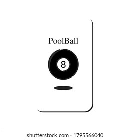 cooles Poolballsymbol für Sie